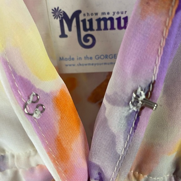 Show Me Your MuMu Romper Shorts V Neck Floral Size Small - Picture 12 of 15